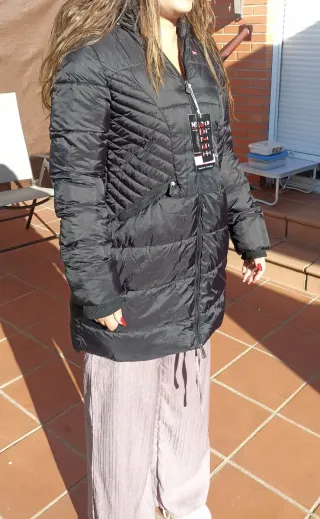 Chaqueta plumífero Norway negra