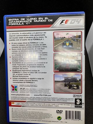 F1 04 Formula 1 PS2