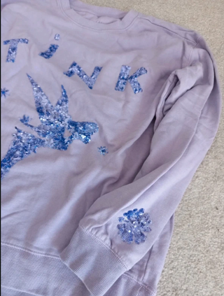 Sudadera Tinker Bell Disneyland Paris lentejuelas