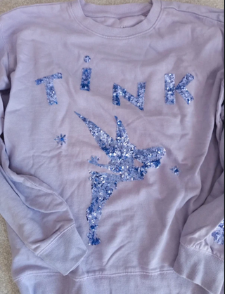 Sudadera Tinker Bell Disneyland Paris lentejuelas