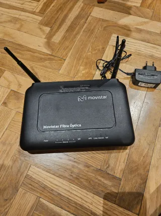 Router Movistar Fibra Óptica Negro