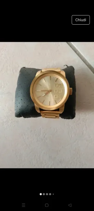 Orologio Diesel dorato