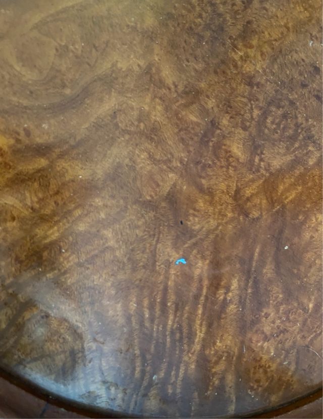 Tavolino rotondo in legno