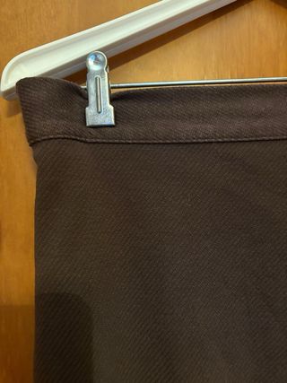 Falda larga marrón talla 3XL