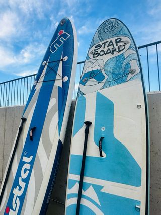 2 tavole da paddle surf + pagaie Mistral