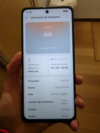 Oppo A58 256 GB