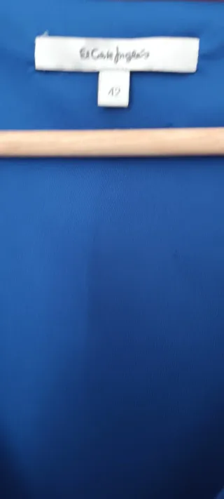 Vestido largo azul El Corte Inglés