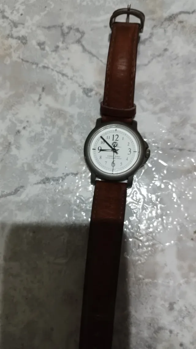 Reloj Cuero Marrón y Plata 5jotas