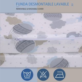 Cuna de viaje Hauck 120x60 + colchón