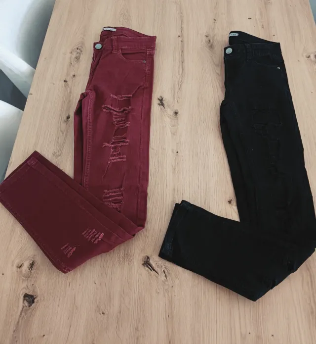 2 Pantalones Vaqueros Rotos