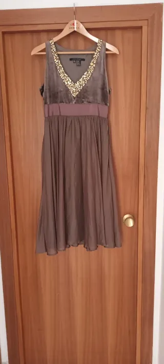 Vestido fiesta Zara Woman Talla M