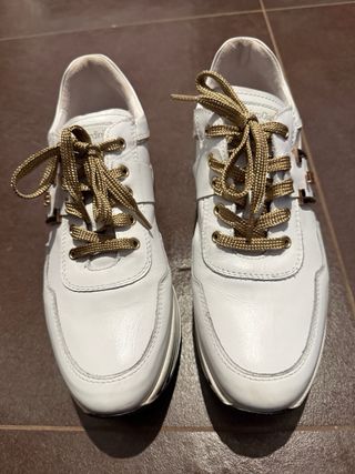 NeroGiardini Sneakers Donna Bianco Oro
