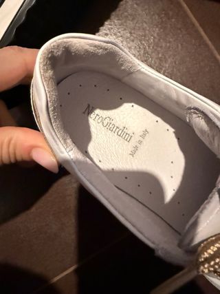 NeroGiardini Sneakers Donna Bianco Oro