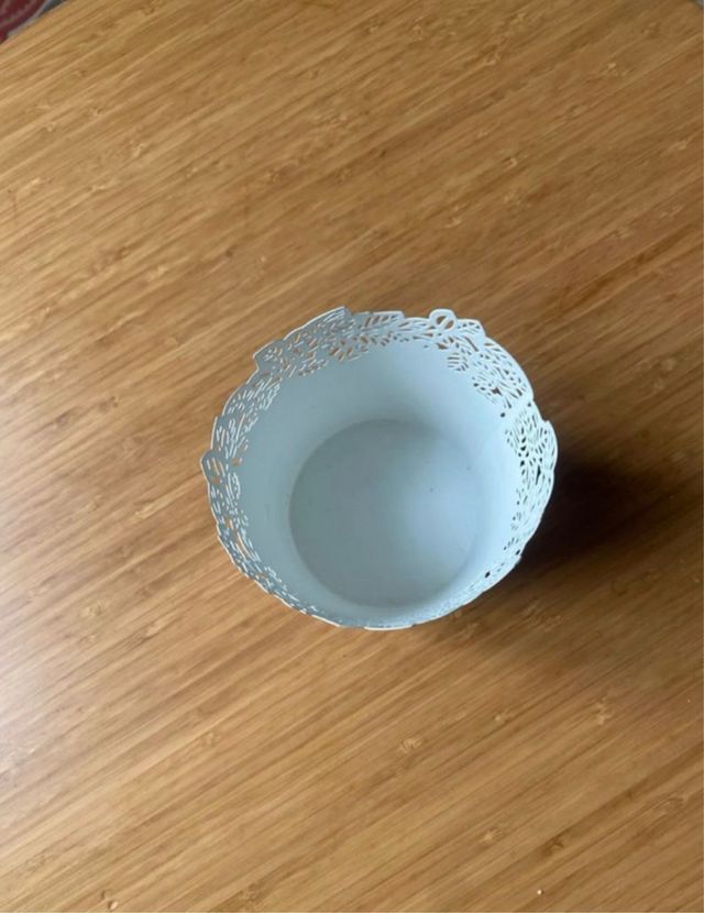 Macetero Blanco Decorativo