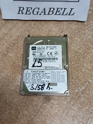 Disco hdd de 2.5 IDE 15GB