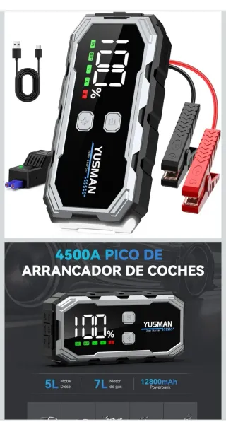 Arrancador de coches, motos, etc 
