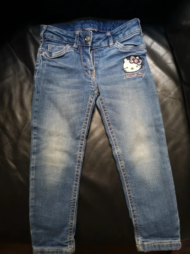 Pantalones vaqueros Hello Kitty niña 3 años