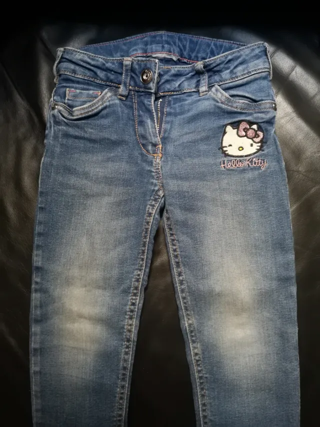 Pantalones vaqueros Hello Kitty niña 3 años