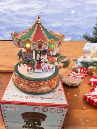 Carosello di Natale con Luci