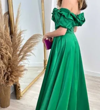 Vestido verde invitada boda