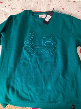 Sudadera CoolBike Hombre Talla M Verde