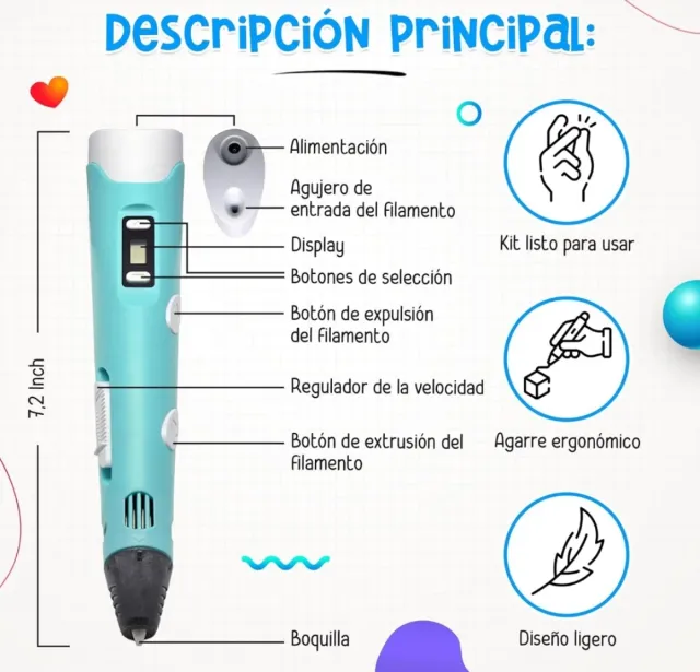 Bolígrafo 3D Art Pen The Italian Home