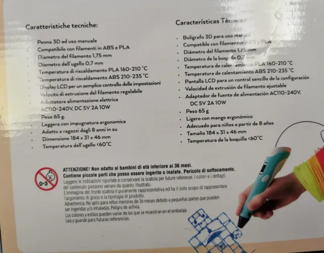 Bolígrafo 3D Art Pen The Italian Home