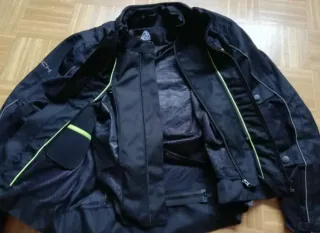 Chaqueta Moto MTech Negra Talla S