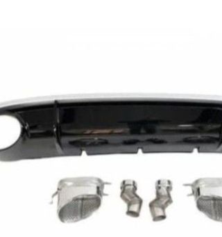 Difusor Trasero Audi A4 B8 4P / Avant 12-15 Look R
