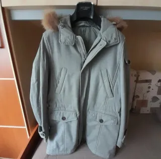 Parka uomo Luigi Borrelli in lana pettinata Lusso 