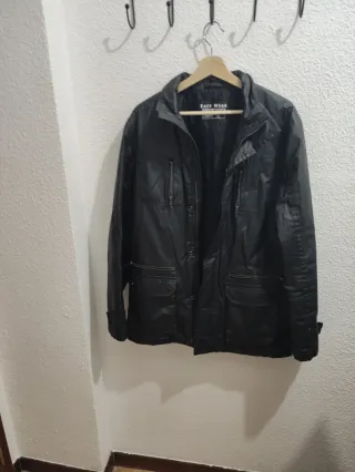Chaqueta abrigo hombre Easy Wear negra
