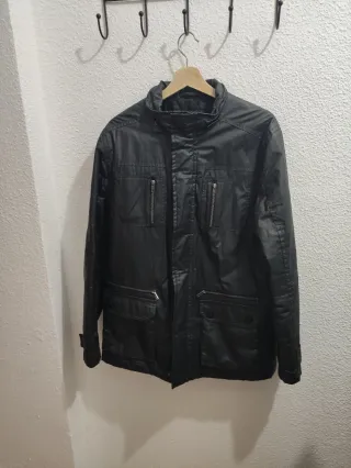 Chaqueta abrigo hombre Easy Wear negra