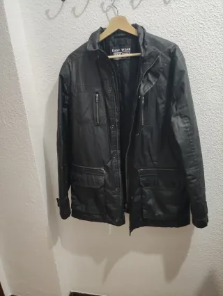Chaqueta abrigo hombre Easy Wear negra