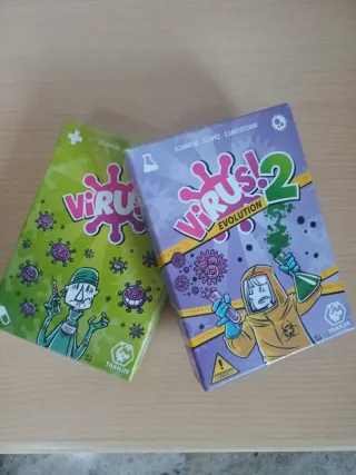 Juego de cartas Virus! 1 y 2