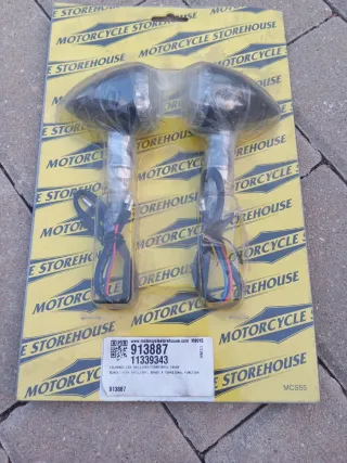 Intermitentes LED Harley Davidson Negros