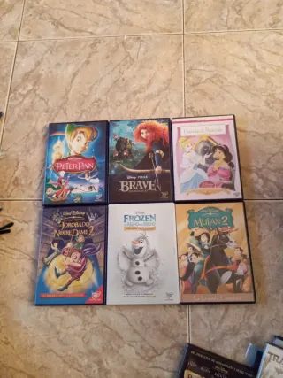 Lote 6 Películas DVD Disney