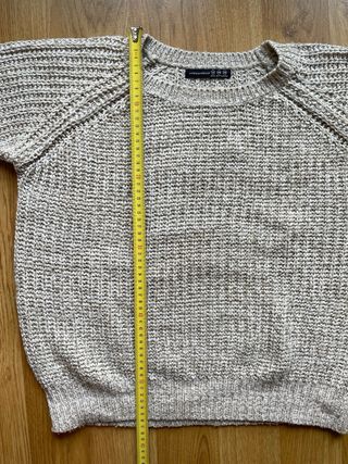 Jersey mujer beige T.38