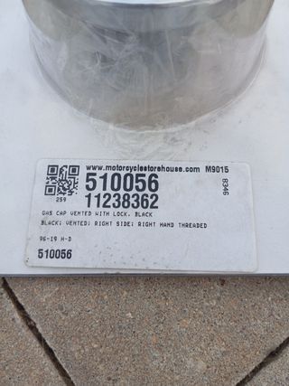 Tapón Gasolina Harley Davidson Negro