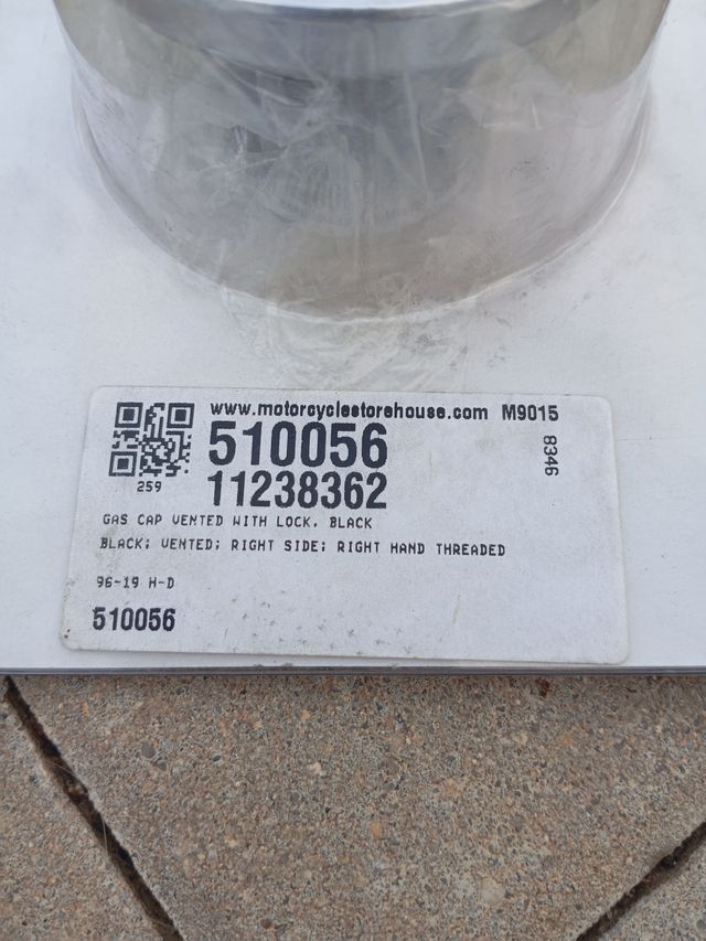 Tapón Gasolina Harley Davidson Negro