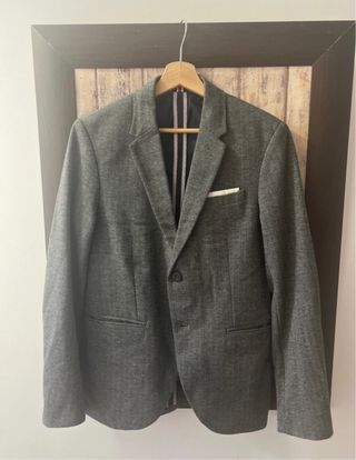 Blazer Zara Gris