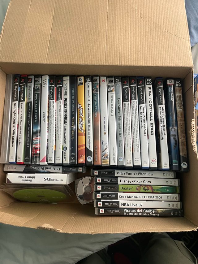 Lote Videojuegos PS2, PSP, Wii, PC, NDS