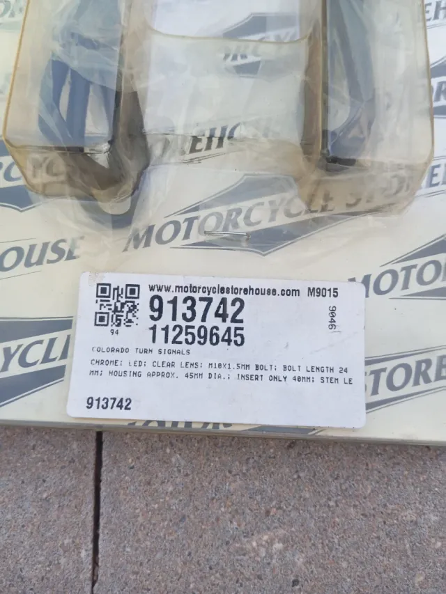 Intermitentes LED Harley Davidson Cromados