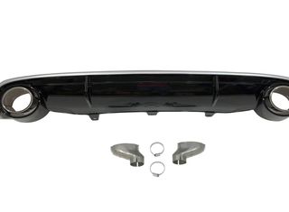 Difusor Trasero Audi A7 2011-2014 Look RS7 ABS