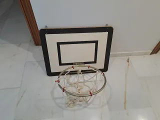 Canasta de baloncesto con red