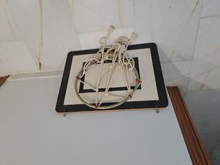 Canasta de baloncesto con red