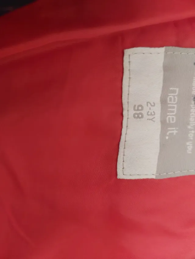 Cazadora niño azul con forro