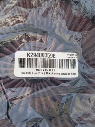 Filtro K&N K29400359E Harley Davidson