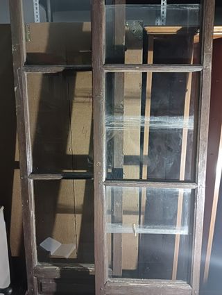 Ventanas de madera con cristales