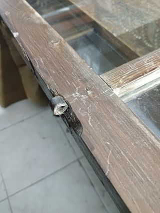 Ventanas de madera con cristales