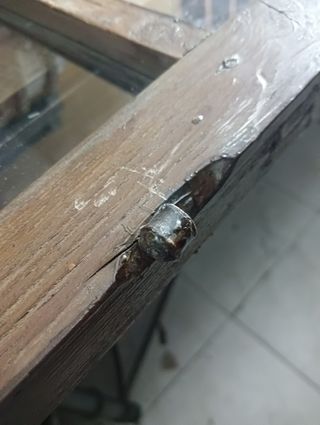 Ventanas de madera con cristales